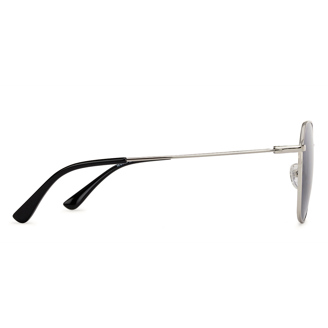 Vincent Chase Online Silver Full Rim Geometric left side