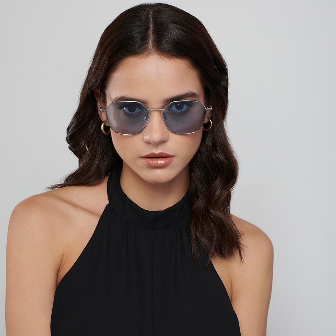 Vincent Chase Online Silver Full Rim Geometric right side
