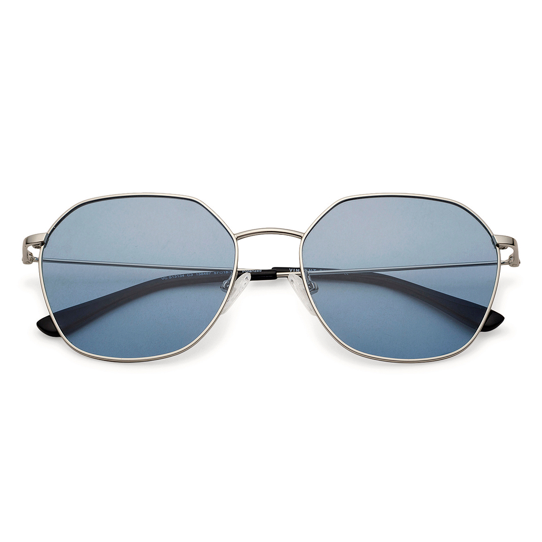 Vincent Chase Online Silver Full Rim Geometric right side