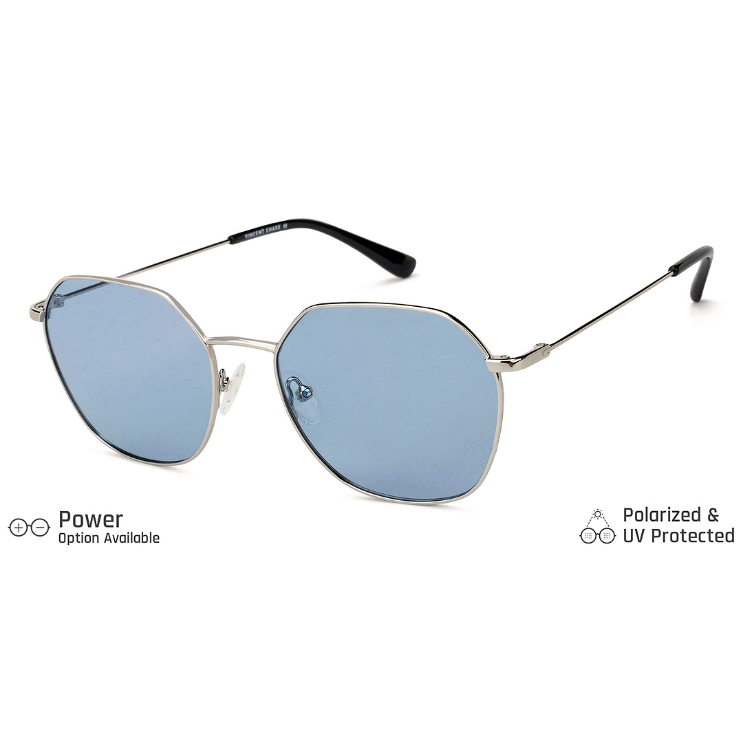 Vincent Chase Online Silver Full Rim Geometric right side