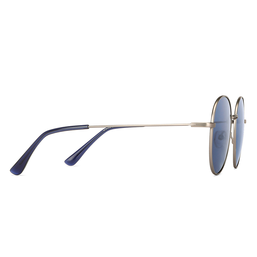 Vincent Chase Online Gunmetal Full Rim Round left side