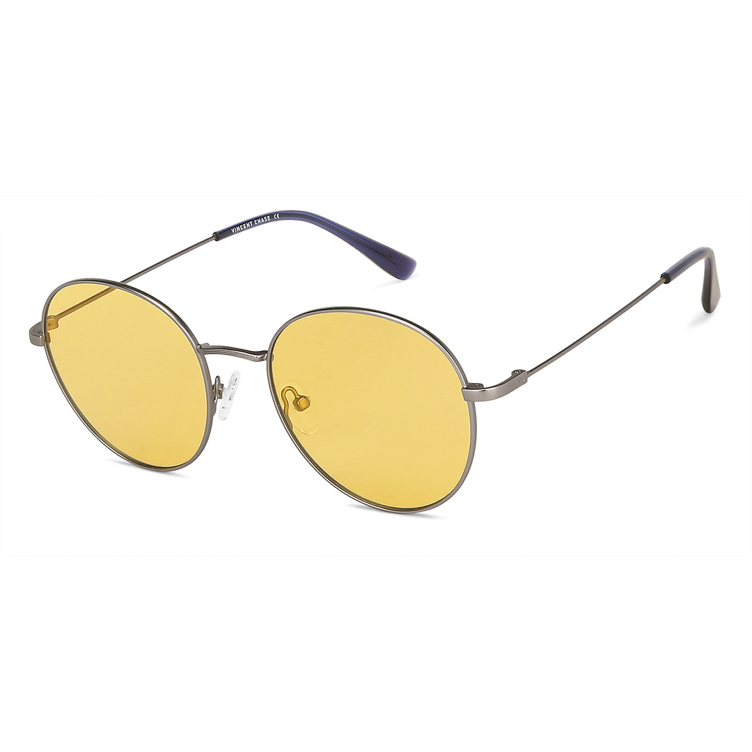 Vincent Chase Online Silver Full Rim Round right side
