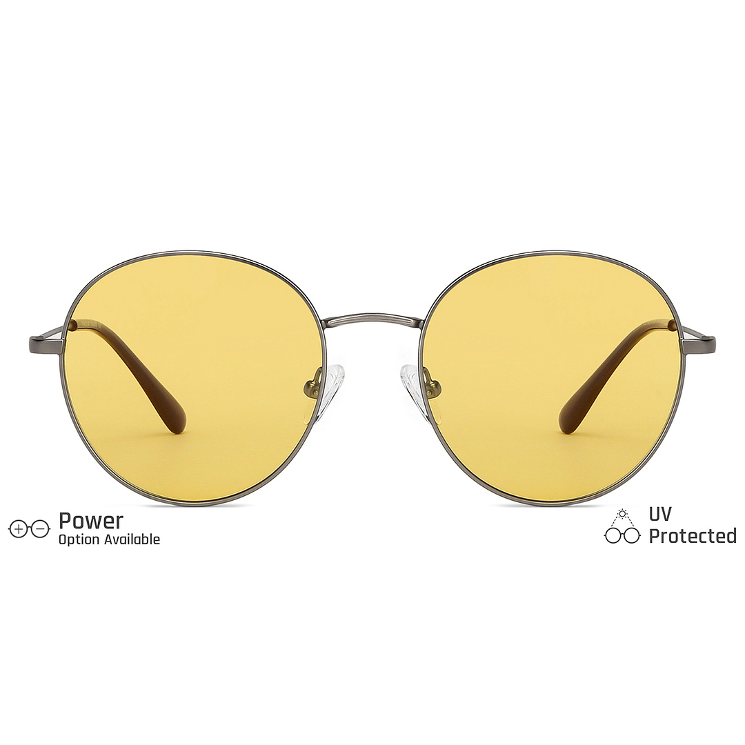Vincent Chase Online Silver Full Rim Round left side