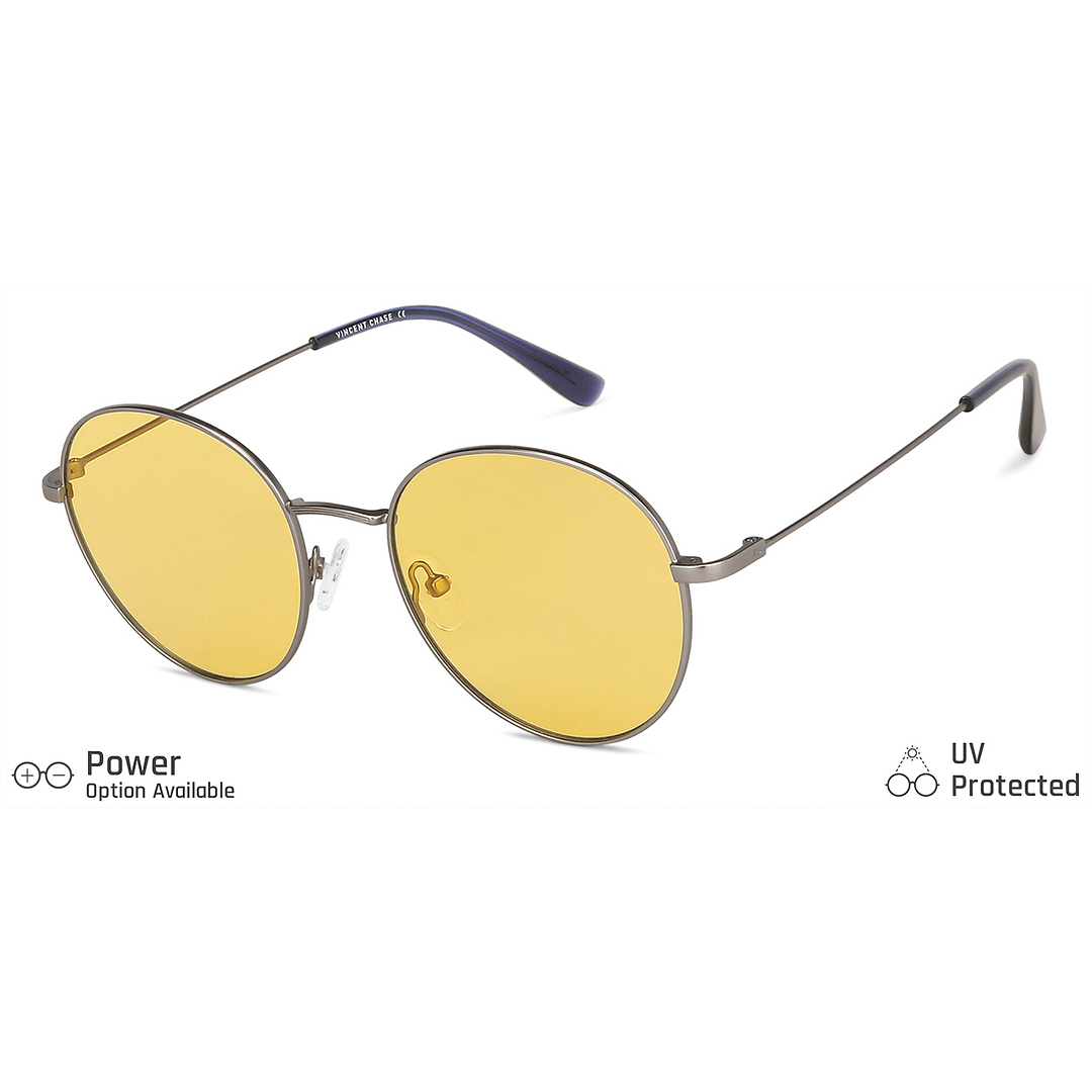 Vincent Chase Online Silver Full Rim Round right side