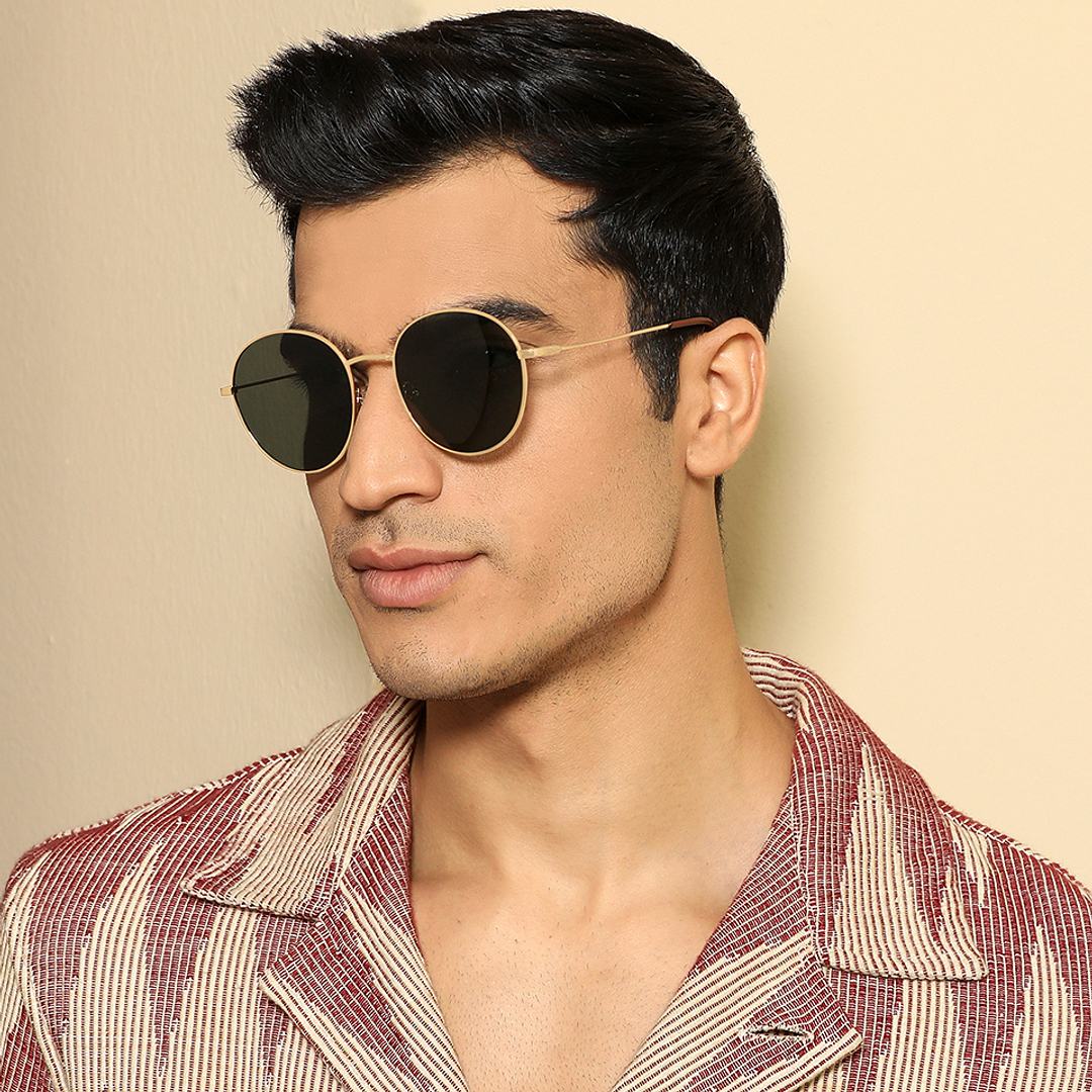 Vincent Chase Online Gold Full Rim Round left side