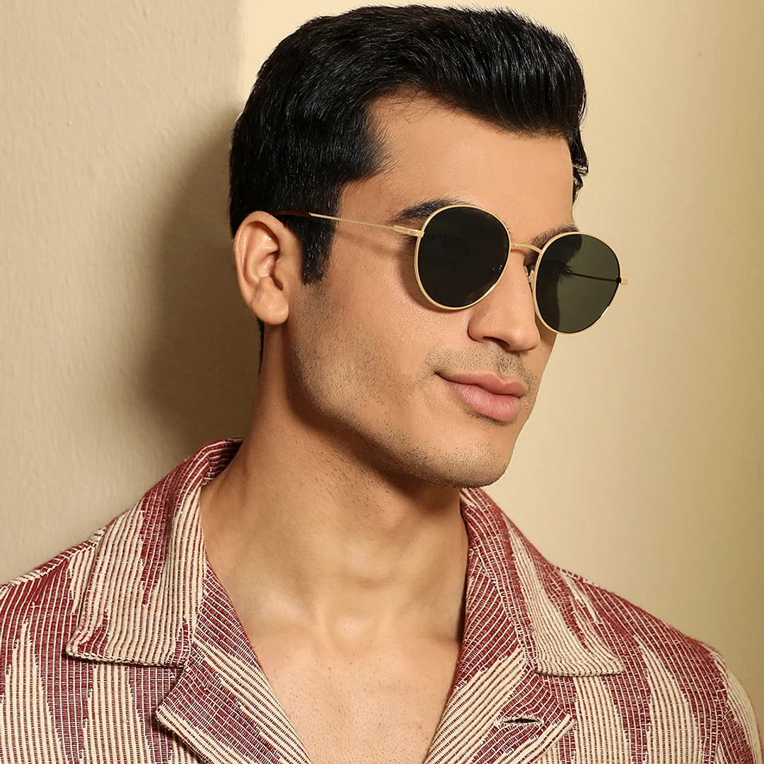 Vincent Chase Online Gold Full Rim Round right side