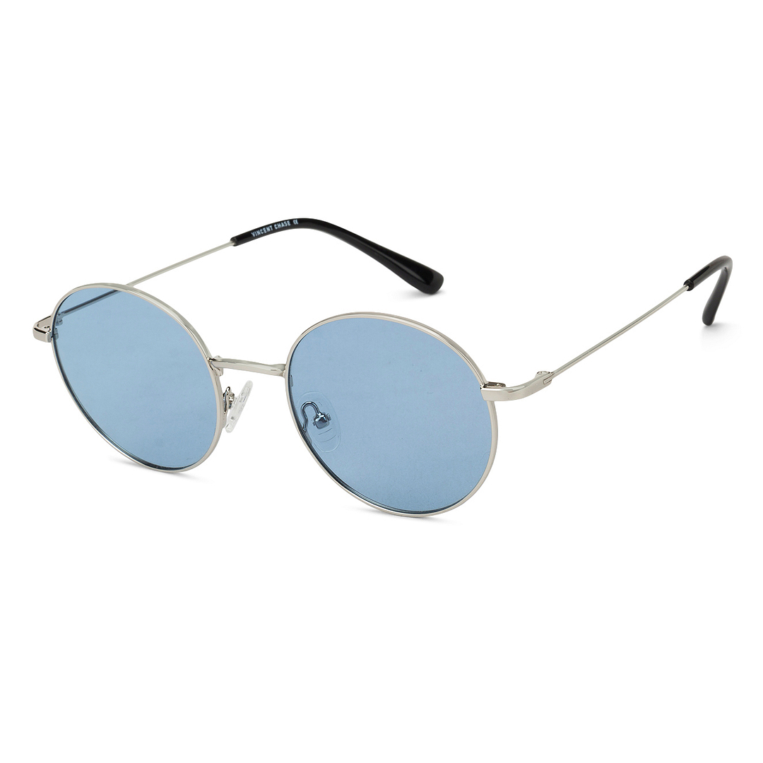 Vincent Chase Online Silver Full Rim Round right side