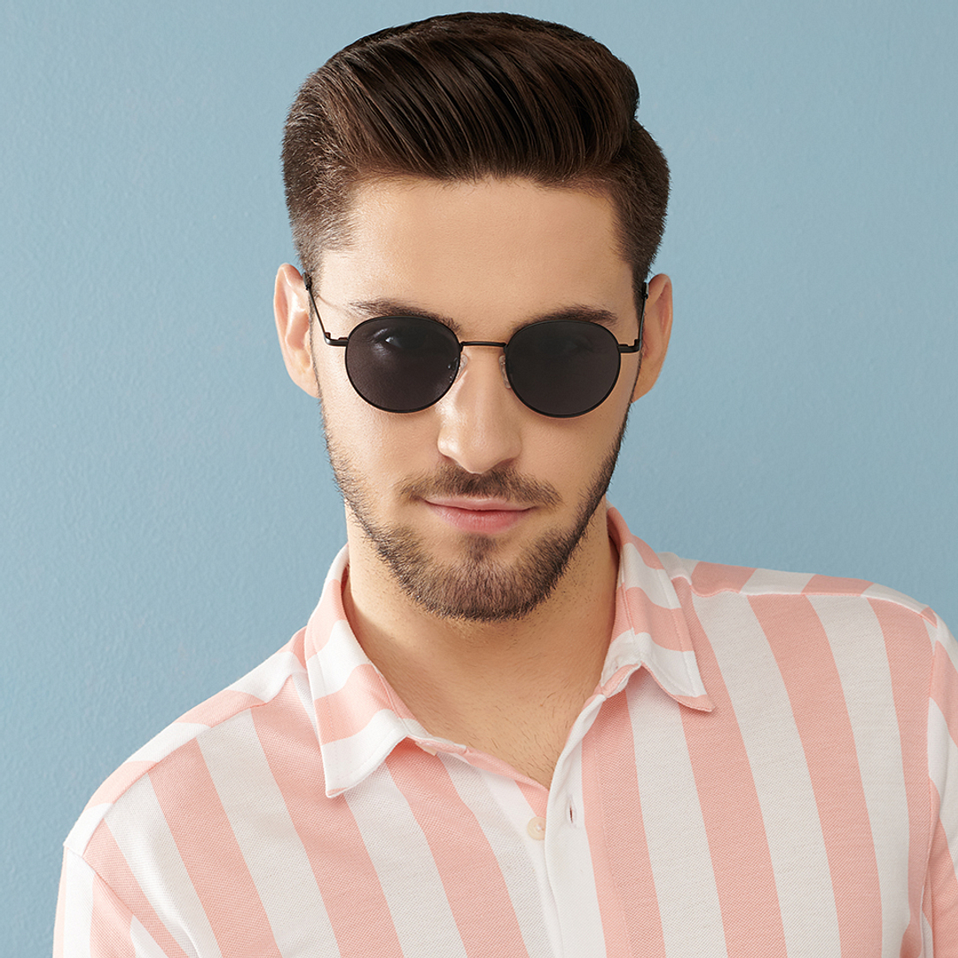 Vincent Chase Online Black Full Rim Round right side