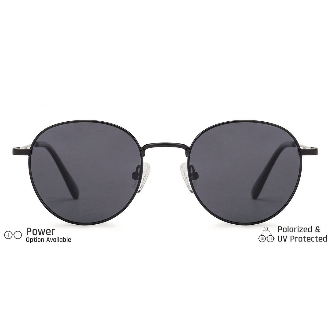 Vincent Chase Online Black Full Rim Round left side