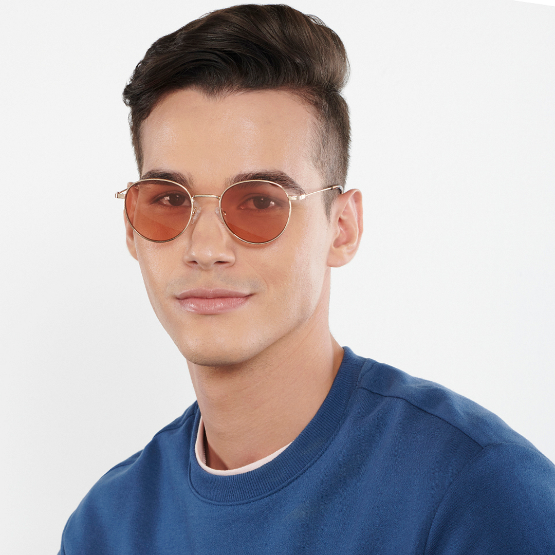 Vincent Chase Online Gold Full Rim Round left side