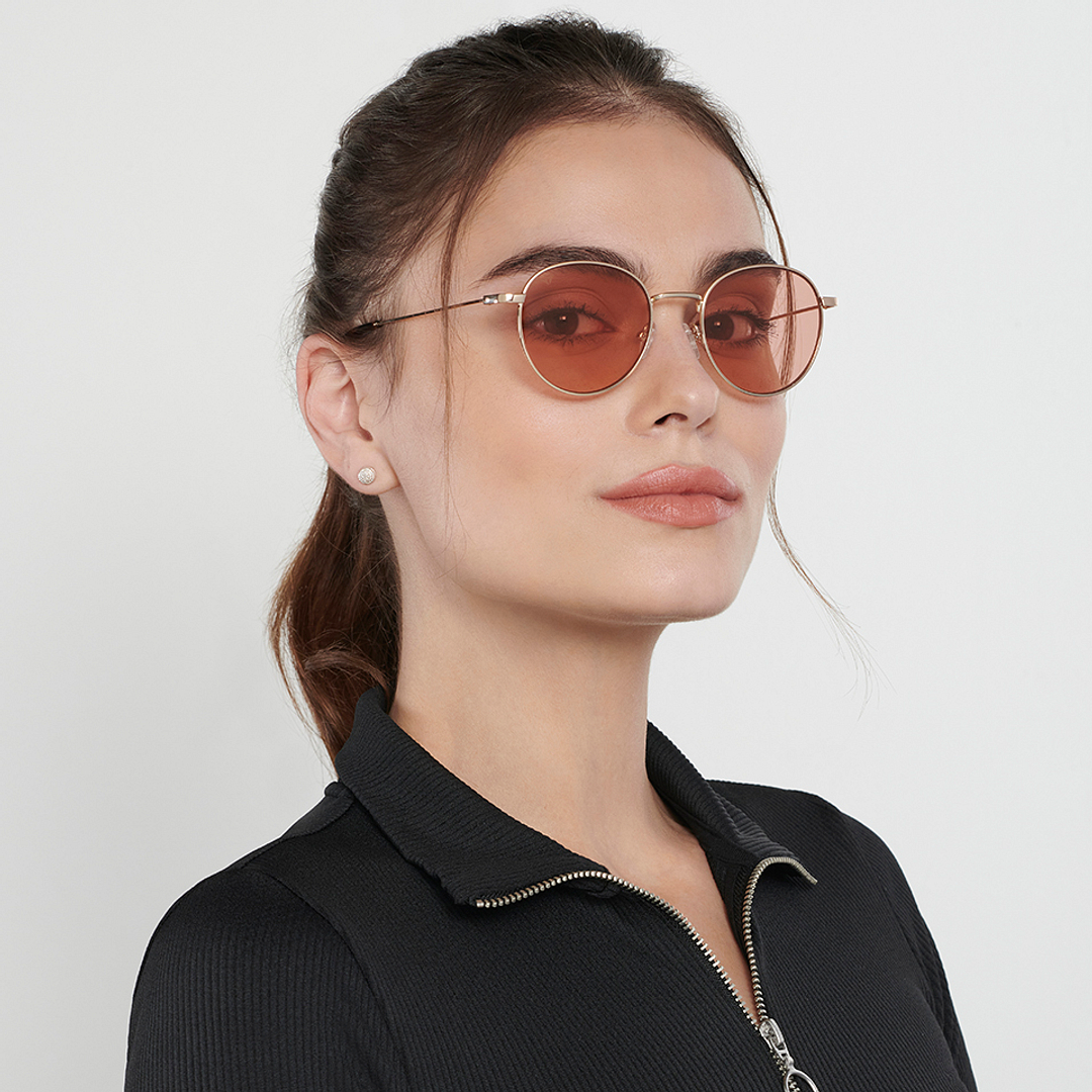 Vincent Chase Online Gold Full Rim Round right side