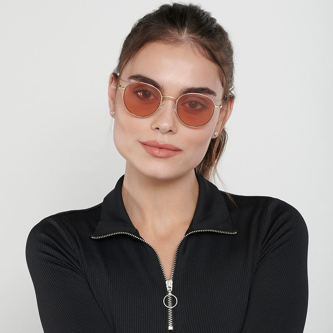 Vincent Chase Online Gold Full Rim Round right side