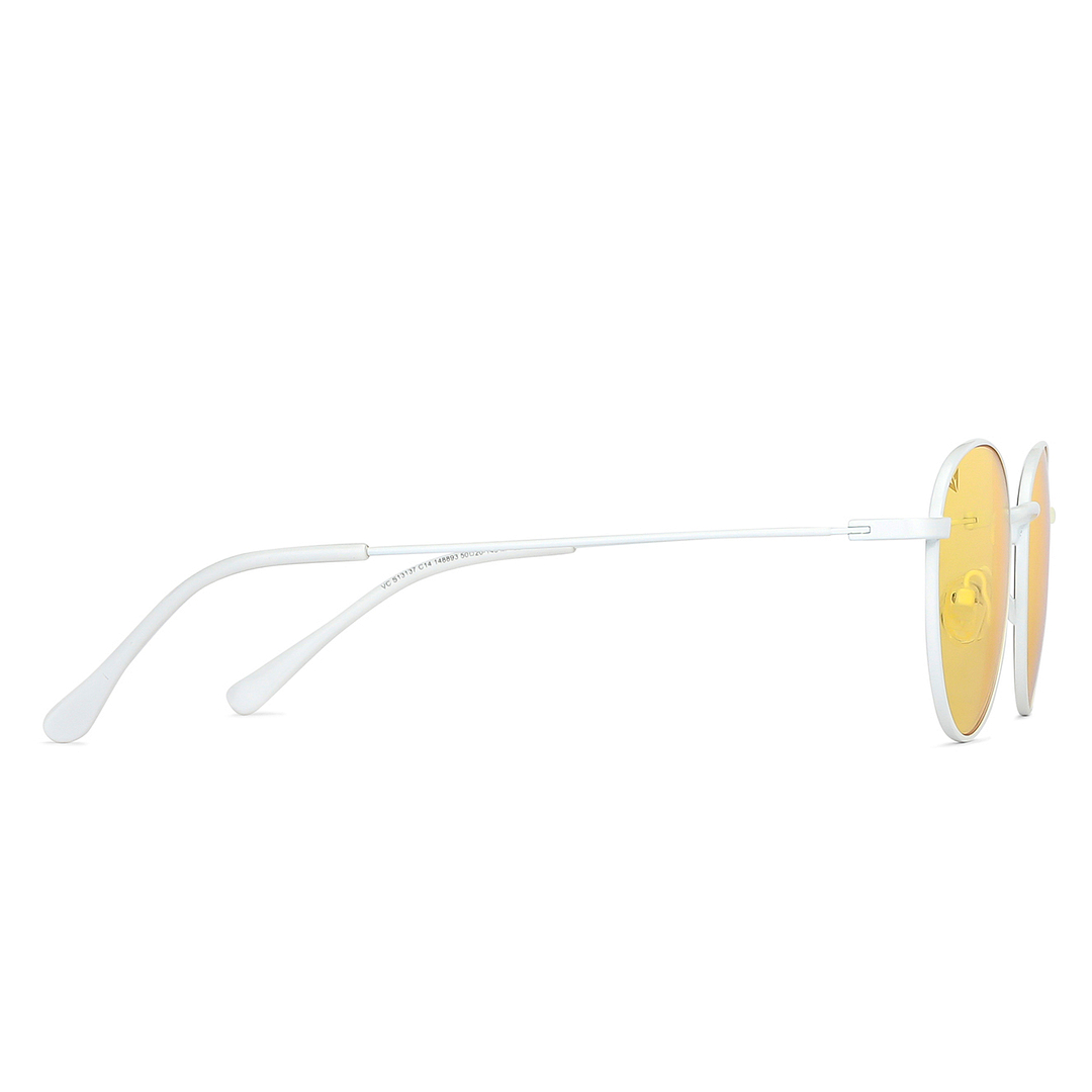 Vincent Chase Online White Full Rim Round left side