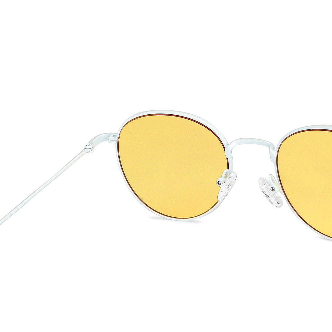 Vincent Chase Online White Full Rim Round right side