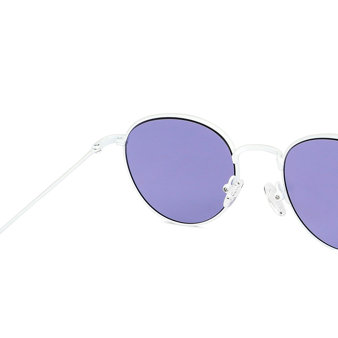 Vincent Chase Online White Full Rim Round right side