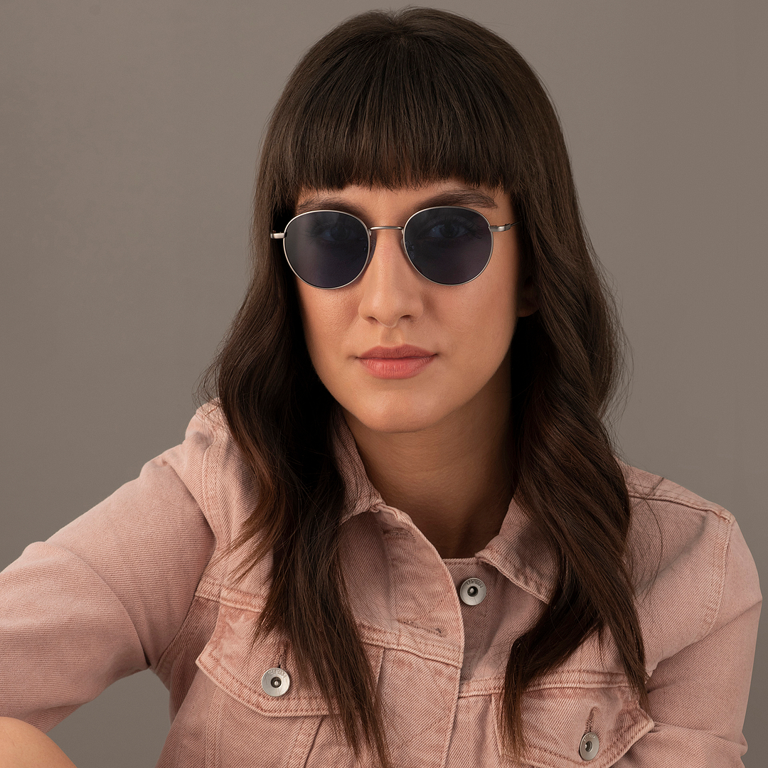 Vincent Chase Online Gunmetal Full Rim Round right side
