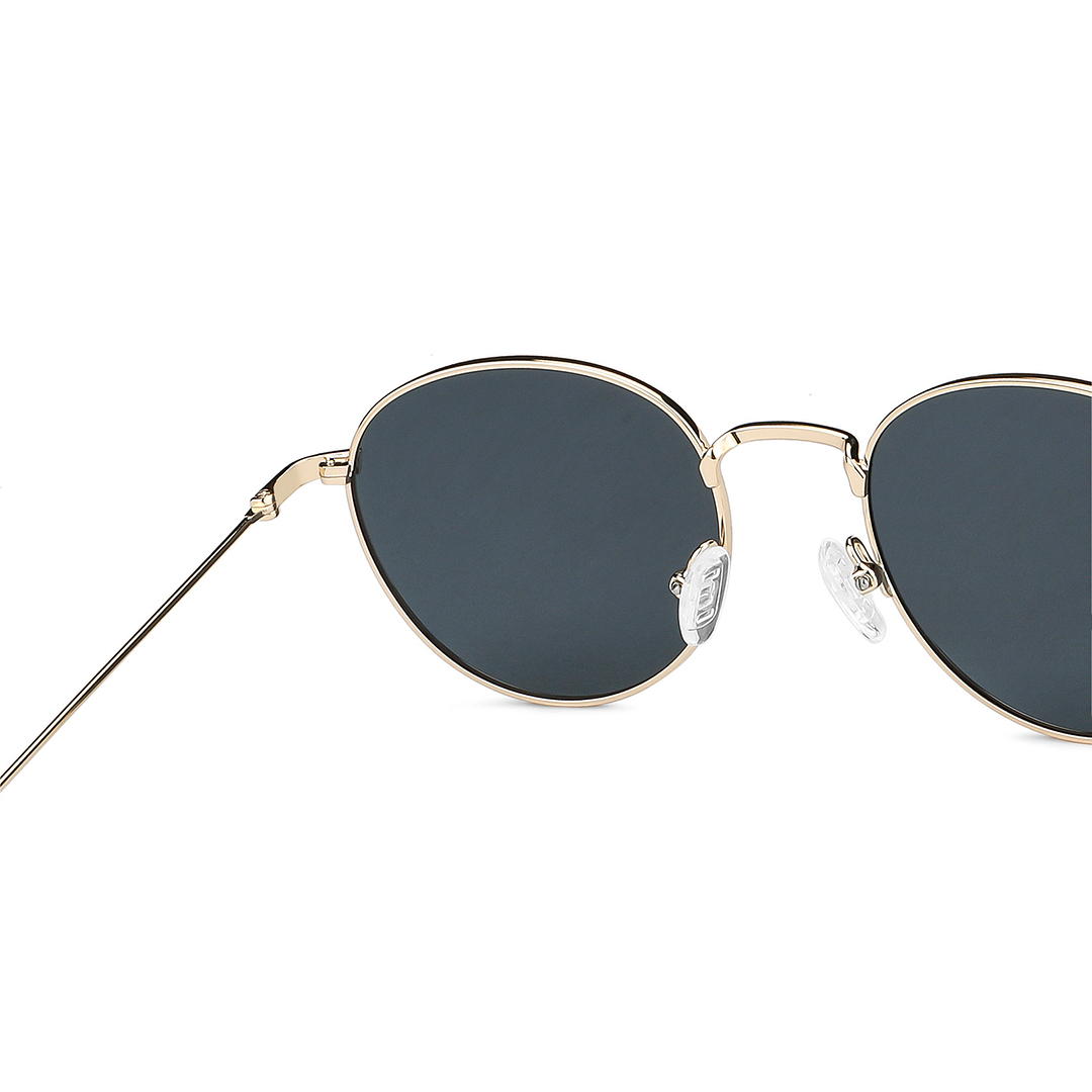 Vincent Chase Polarized Gold Full Rim Round right side