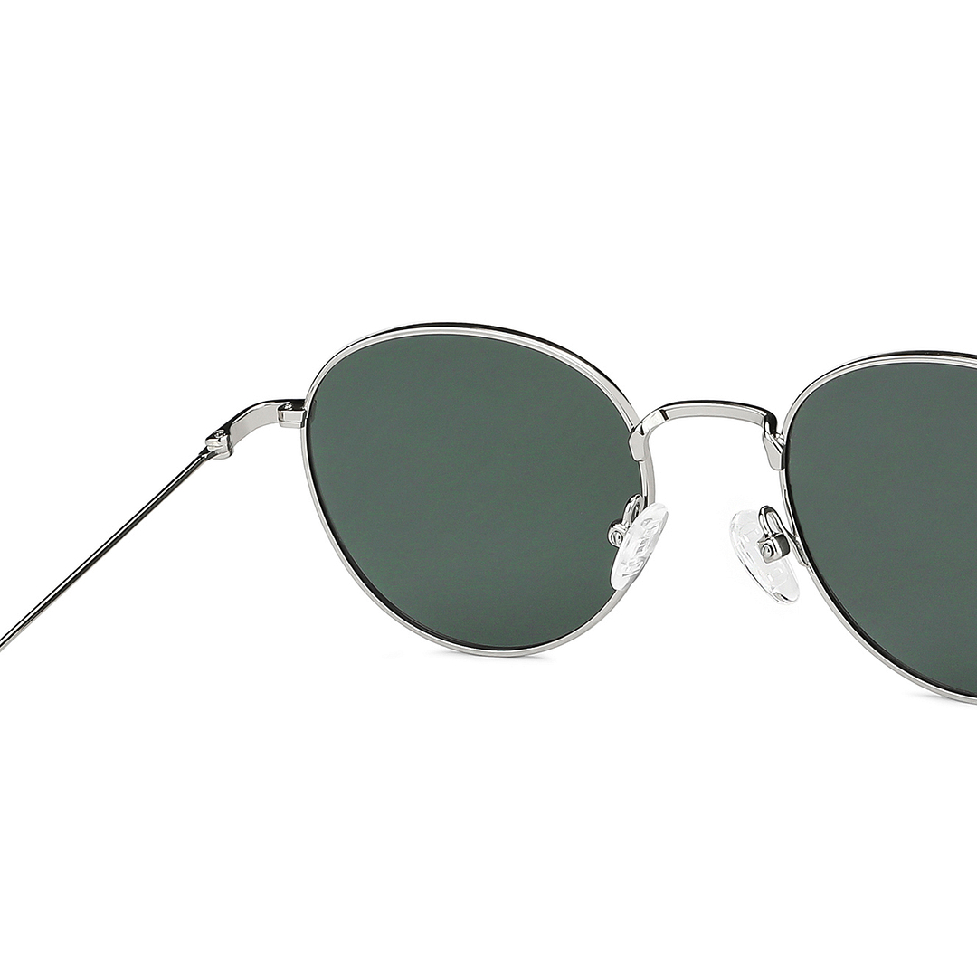 Vincent Chase Polarized Silver Full Rim Round right side