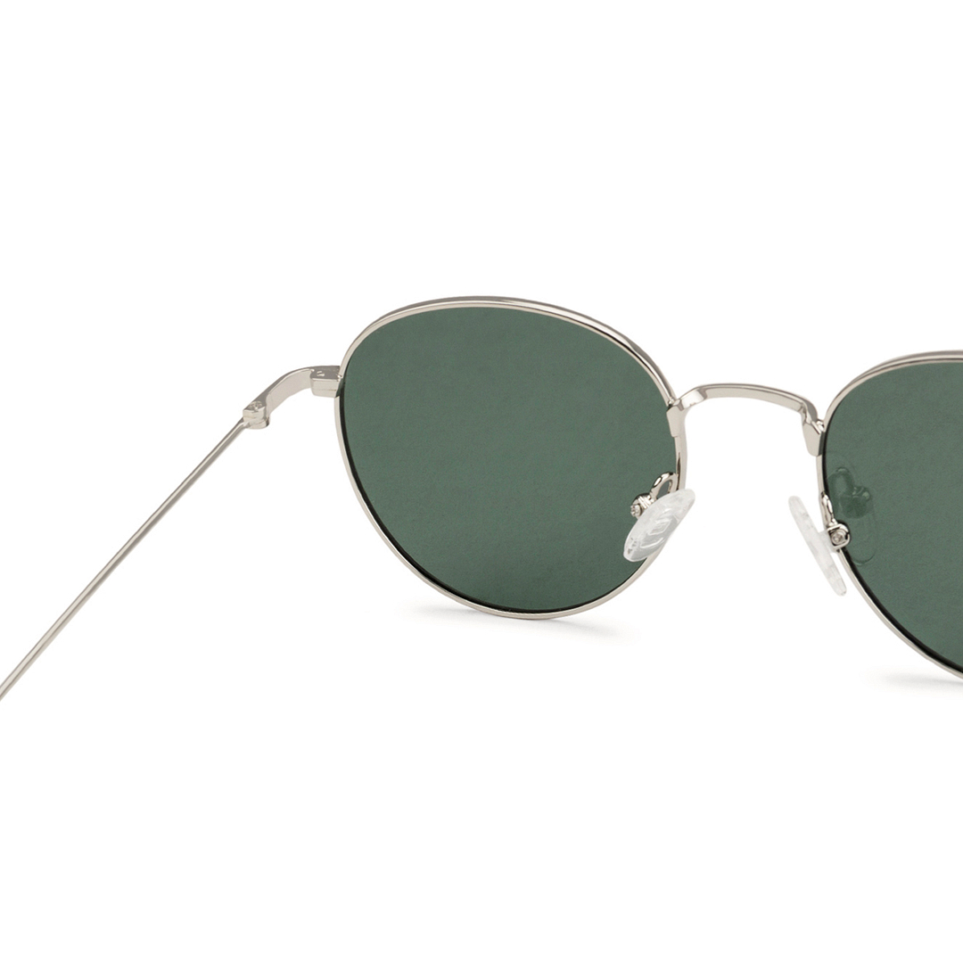 Vincent Chase Online Silver Full Rim Round left side