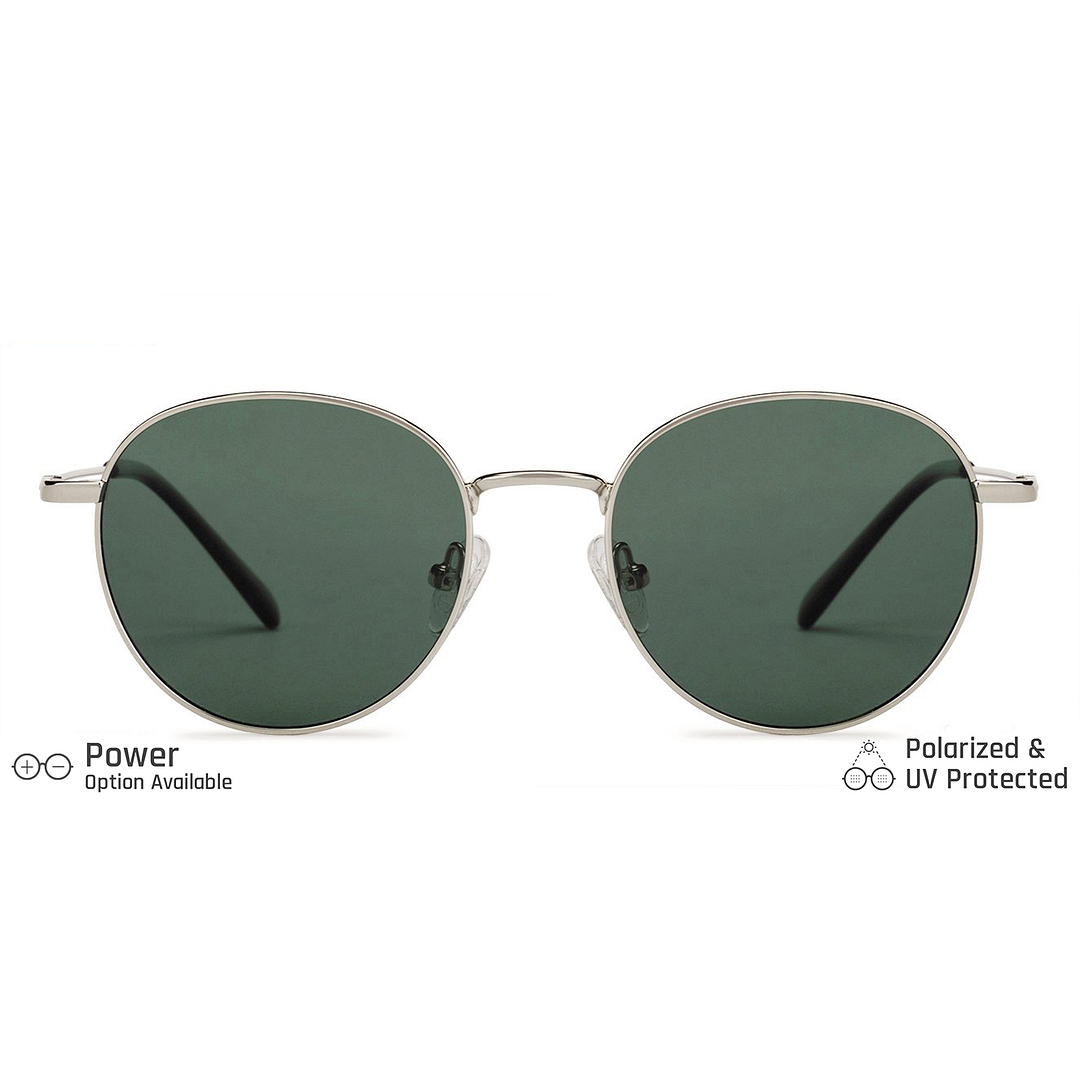 Vincent Chase Online Silver Full Rim Round left side