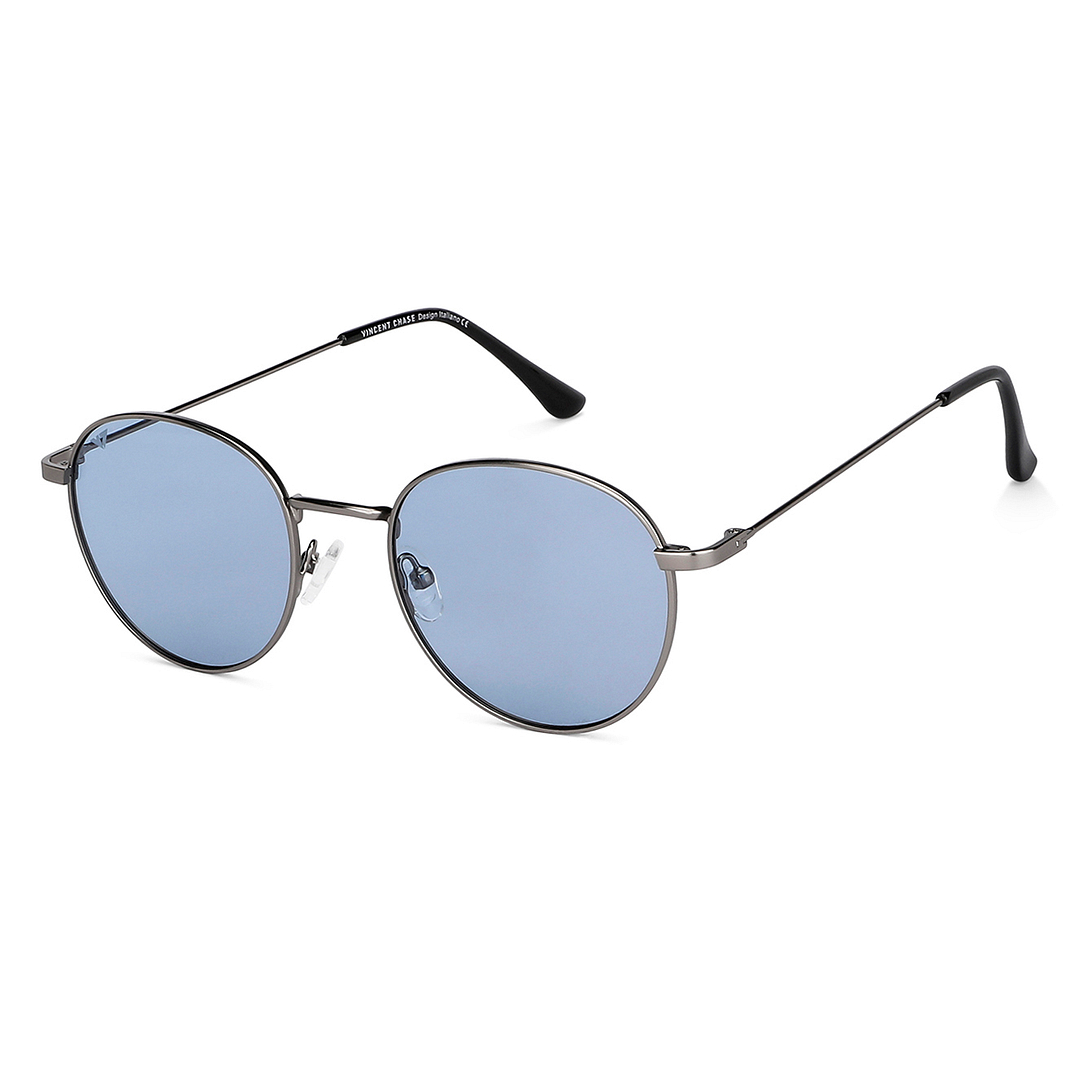Vincent Chase Online Gunmetal Full Rim Round right side