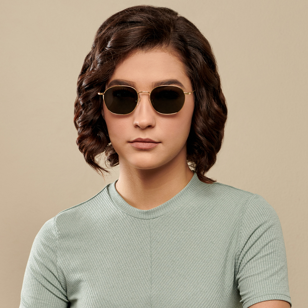 Vincent Chase Online Gold Full Rim Round left side