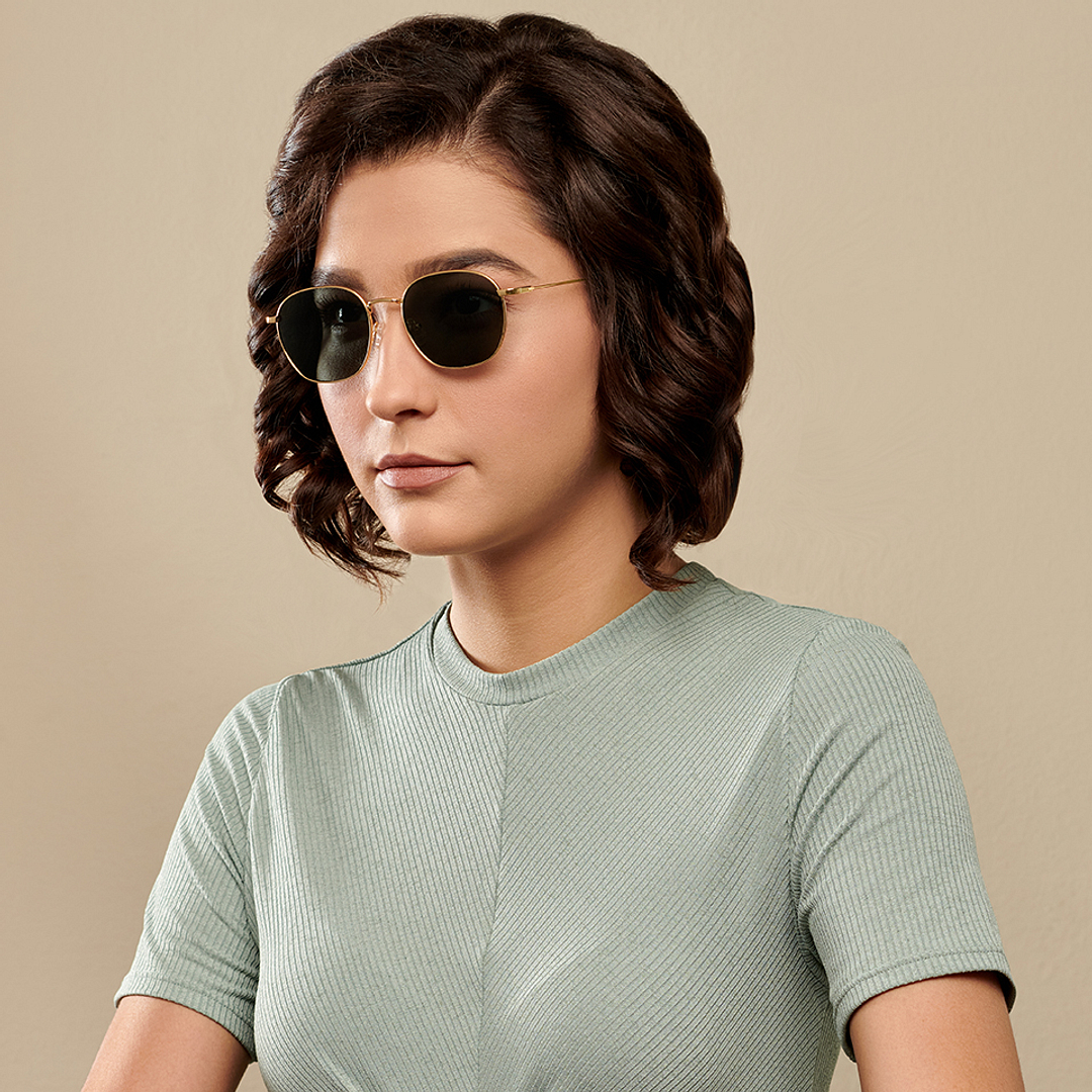 Vincent Chase Online Gold Full Rim Round right side