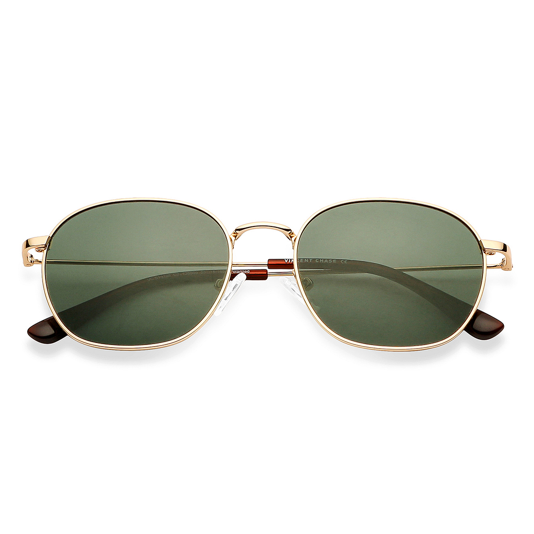 Vincent Chase Online Gold Full Rim Round left side