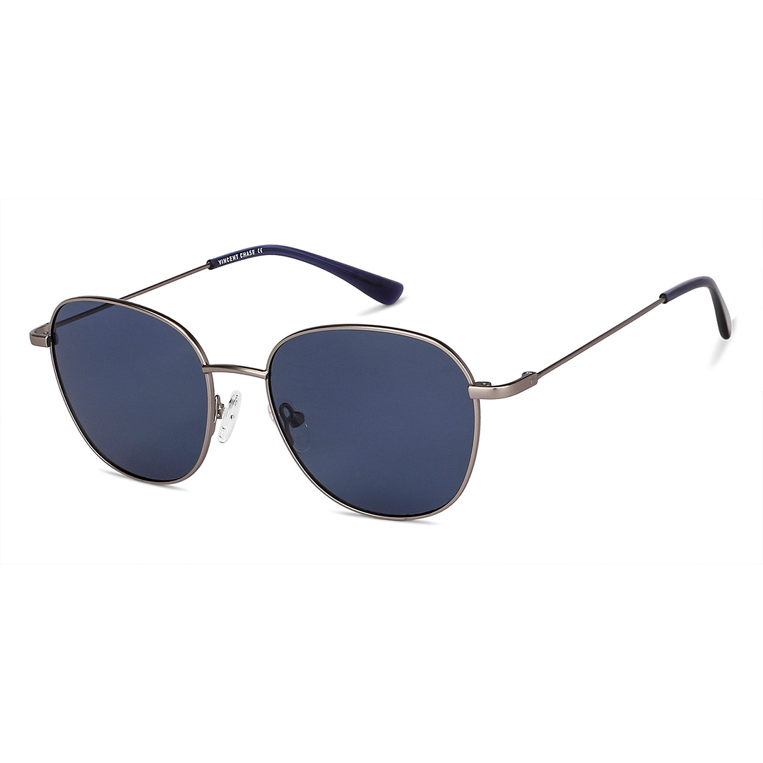 Vincent Chase Online Gunmetal Full Rim Round right side