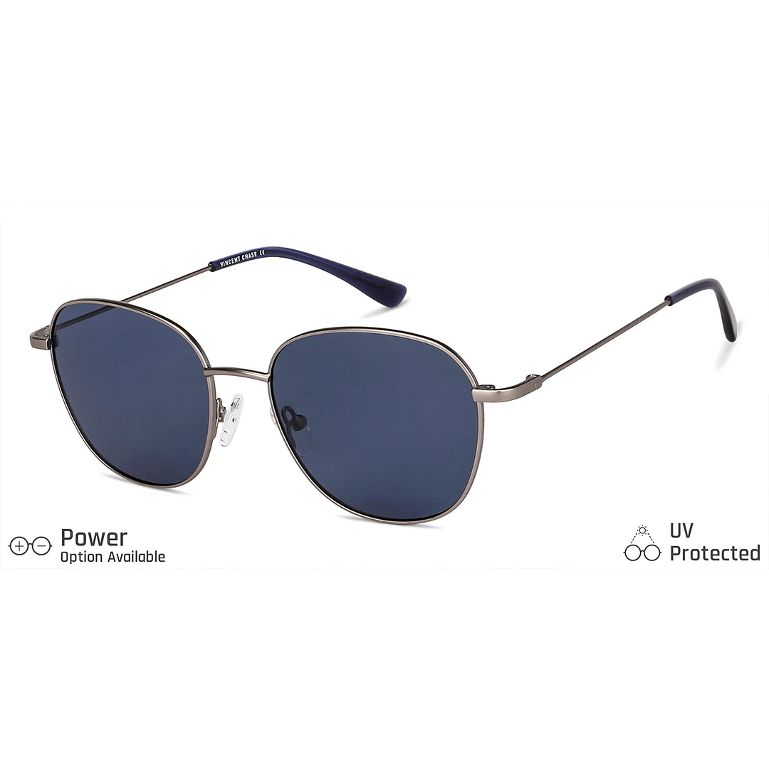 Vincent Chase Online Gunmetal Full Rim Round right side