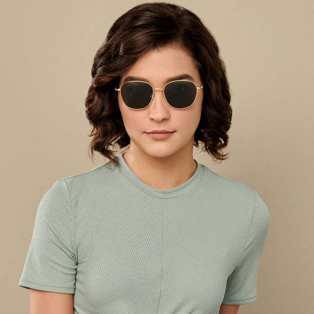 Vincent Chase Online Gold Full Rim Round left side