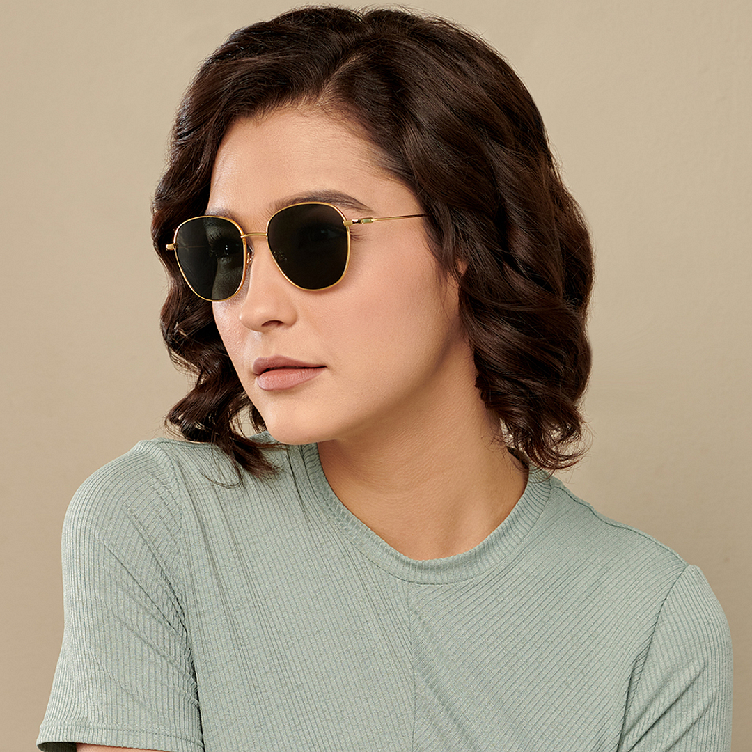 Vincent Chase Online Gold Full Rim Round right side