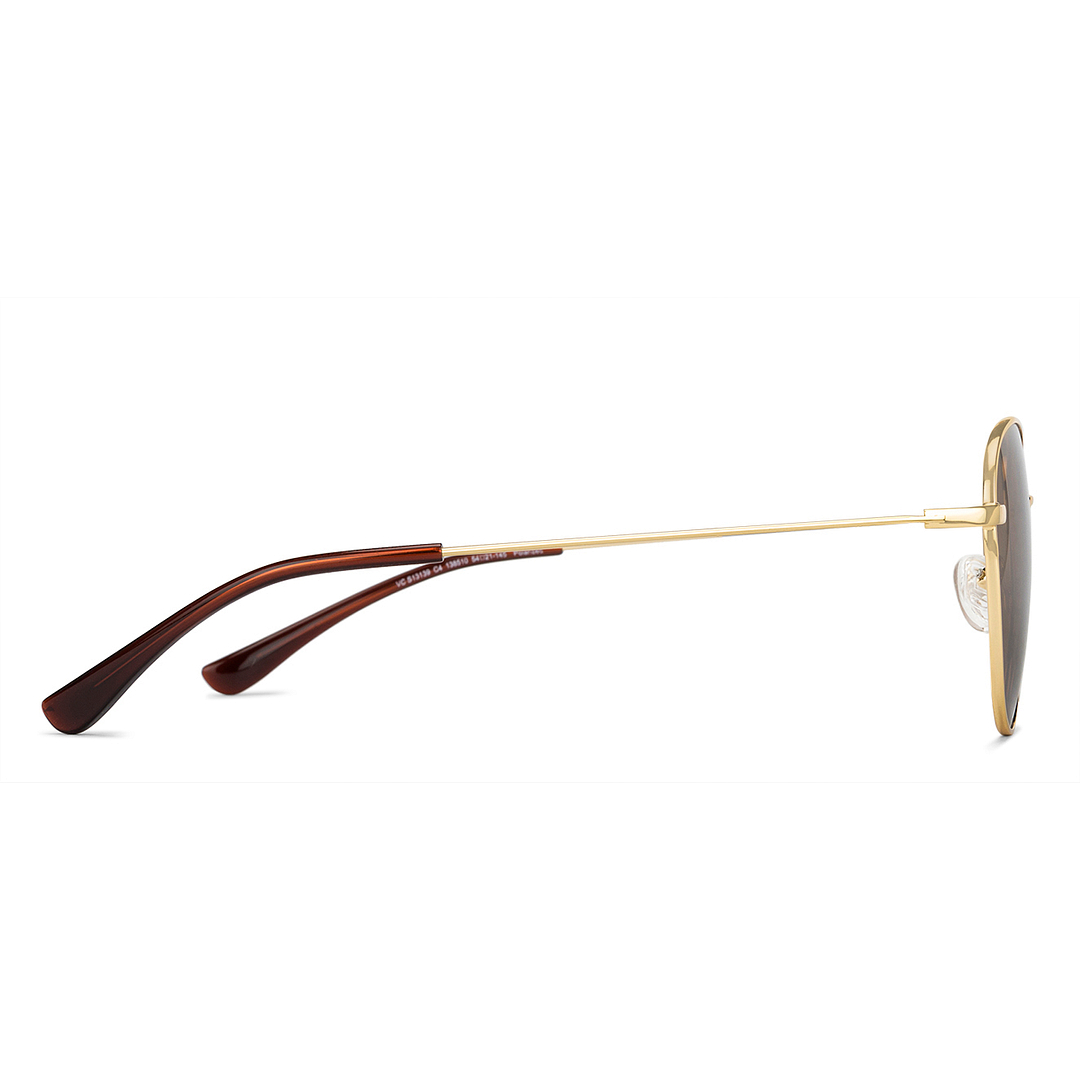 Vincent Chase Online Gold Full Rim Round left side