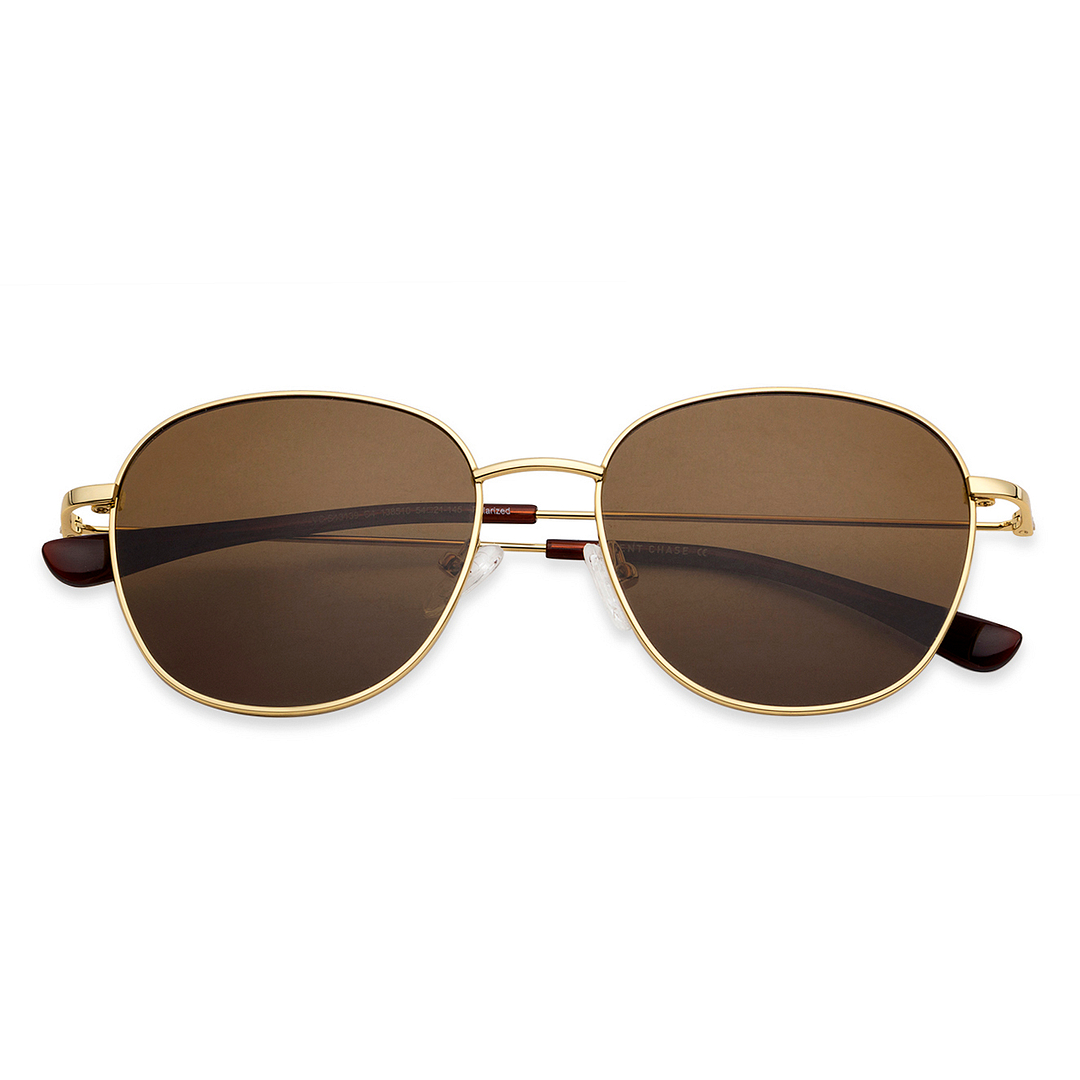 Vincent Chase Online Gold Full Rim Round left side