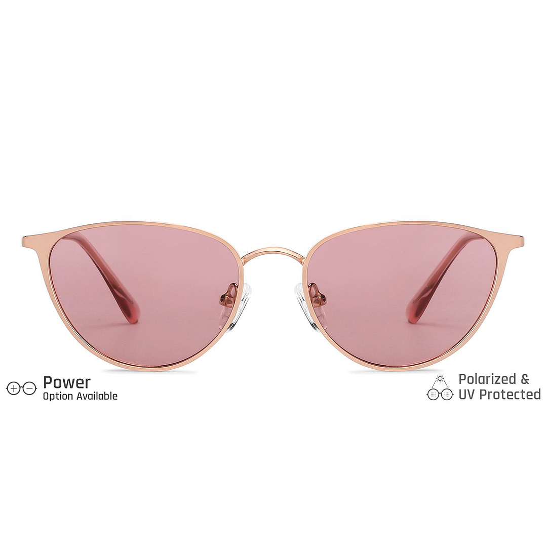 Vincent Chase Online Gold Full Rim Cat Eye left side