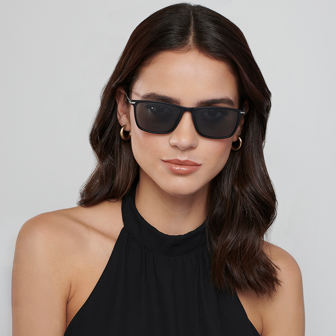Vincent Chase Polarized Black Full Rim Square right side