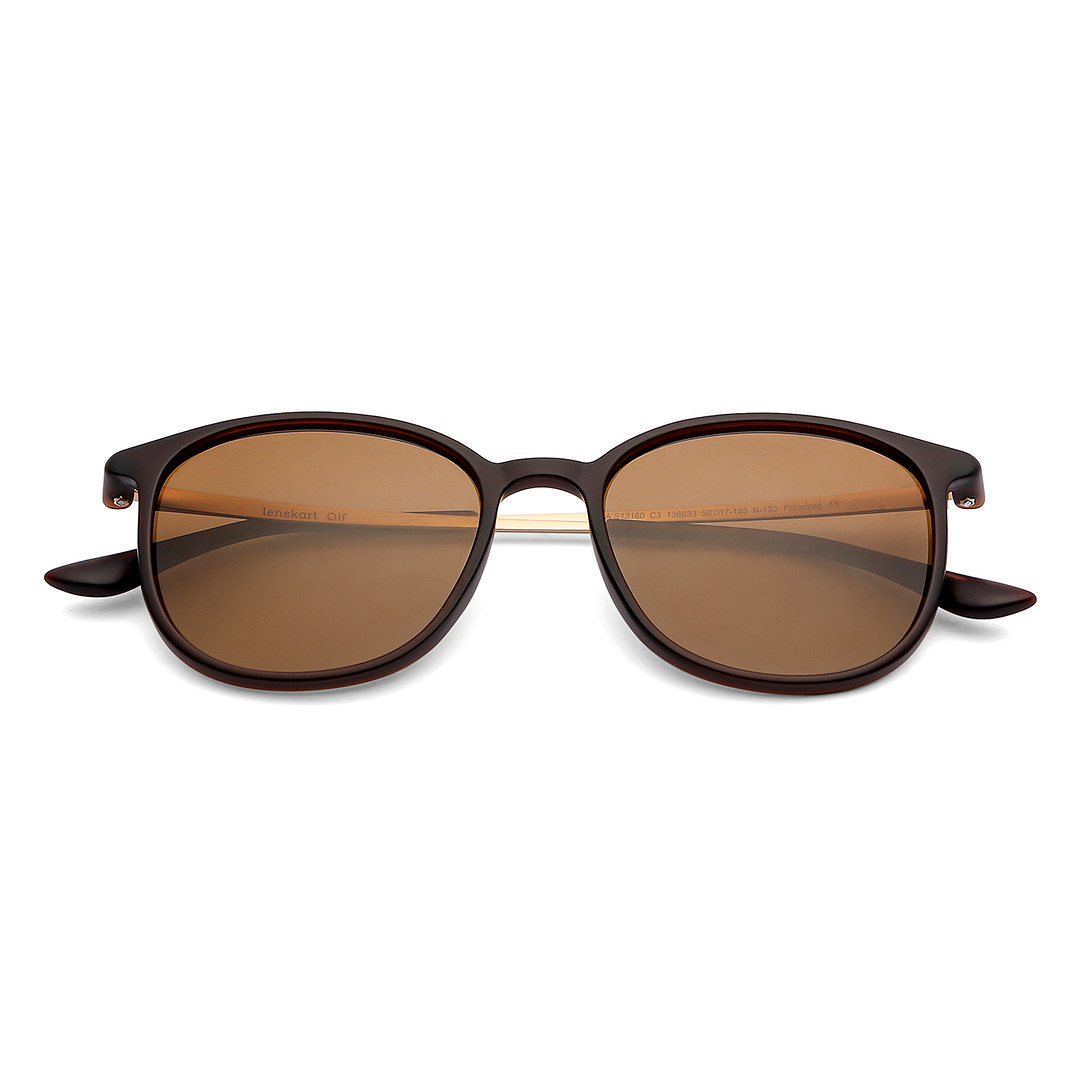 Vincent Chase Online Brown Full Rim Rectangle left side