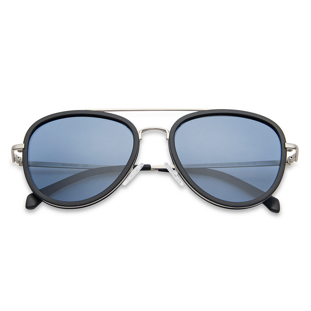 Vincent Chase Online Black Full Rim Aviator right side