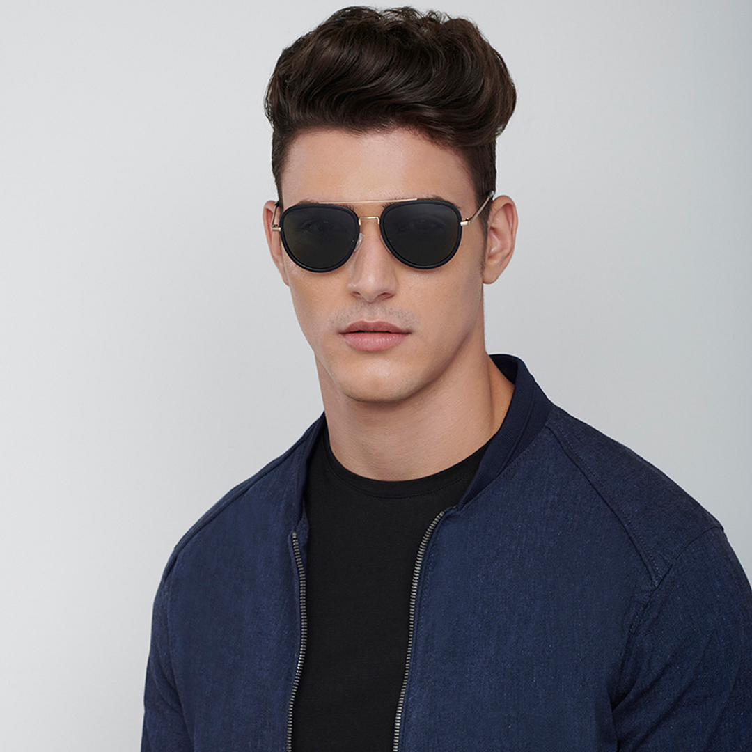 Vincent Chase Online Gold Full Rim Aviator right side