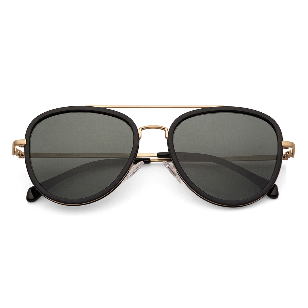 Vincent Chase Online Gold Full Rim Aviator right side