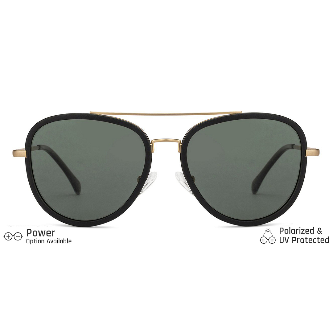 Vincent Chase Online Gold Full Rim Aviator left side