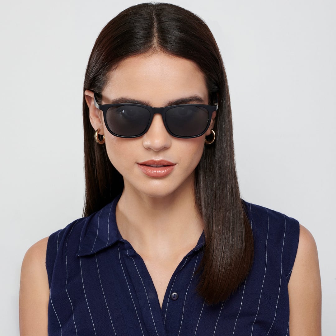 Vincent Chase Polarized Black Full Rim Rectangle right side