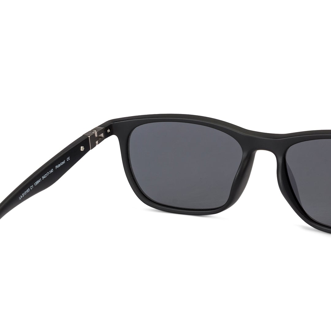 Vincent Chase Polarized Black Full Rim Rectangle left side