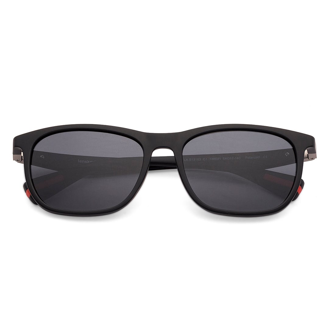 Vincent Chase Polarized Black Full Rim Rectangle right side