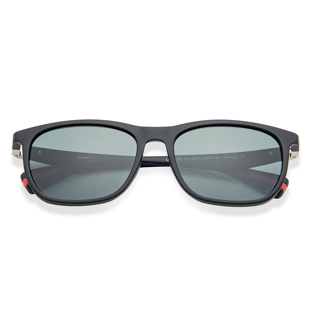 Vincent Chase Polarized Black Full Rim Square right side