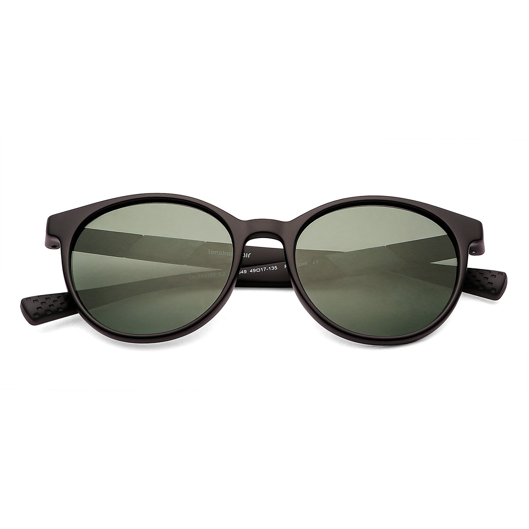 Vincent Chase Online Black Full Rim Round left side