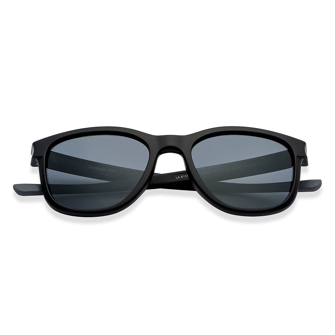 Vincent Chase Polarized Black Full Rim Square right side