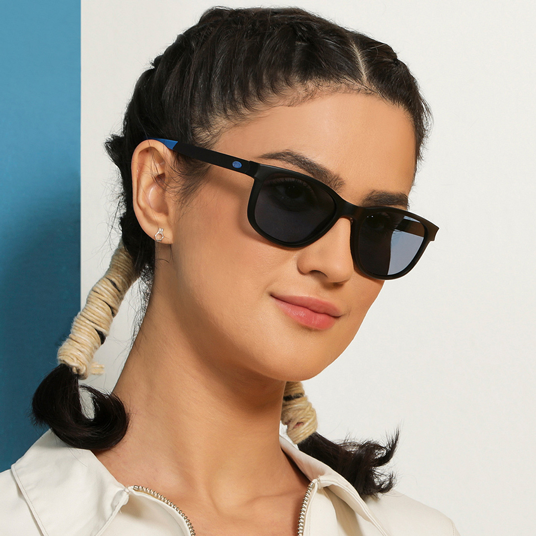 Vincent Chase Polarized Black Full Rim Square right side