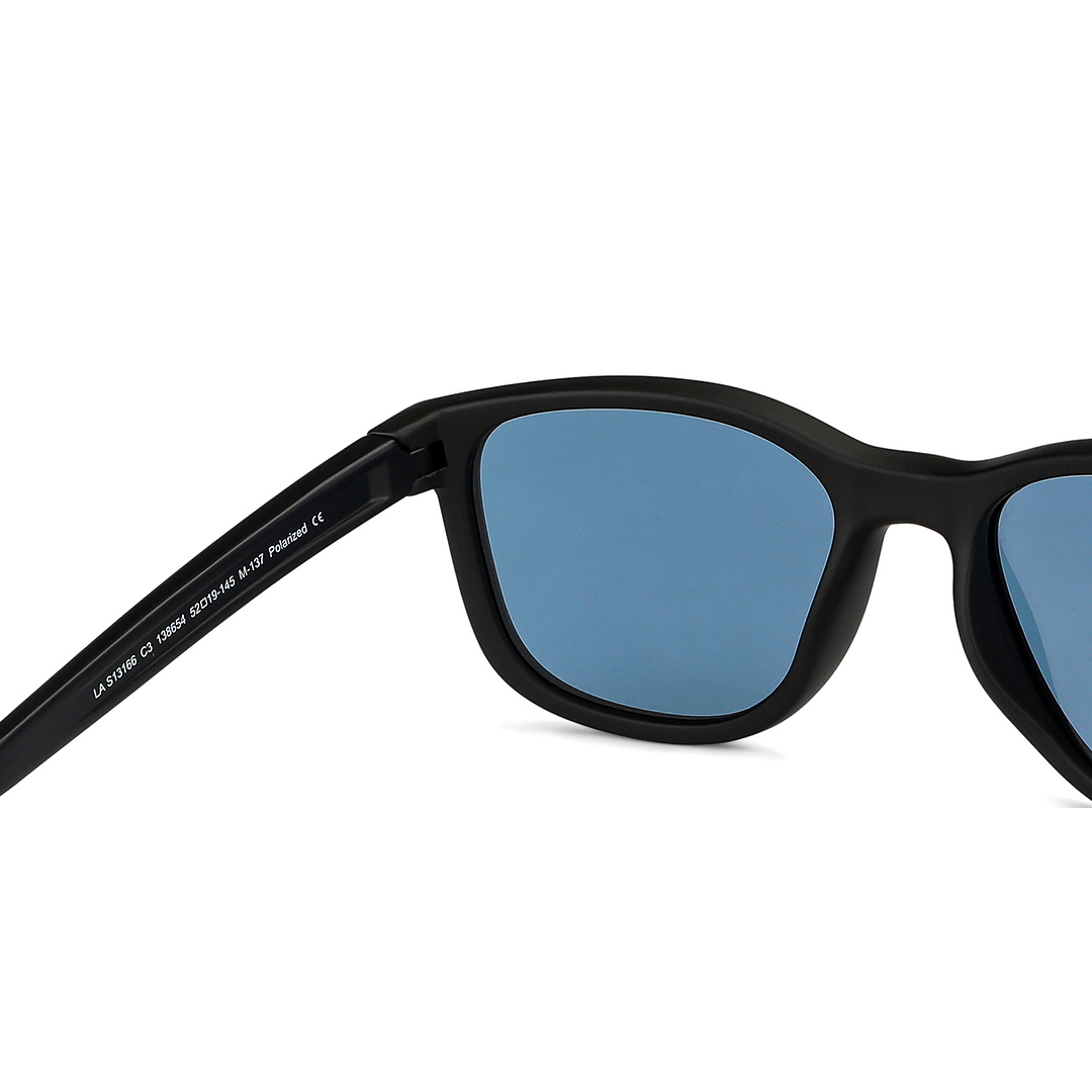 Vincent Chase Polarized Black Full Rim Square left side