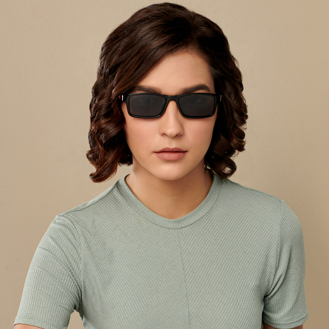 Vincent Chase Online Black Full Rim Rectangle left side